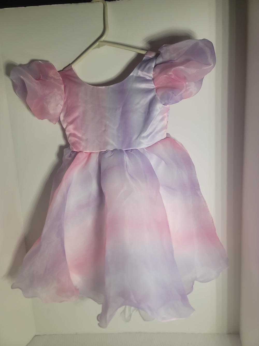 Girls Pastel Pink & Lavender Party Dress
